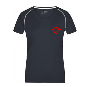 EM-Funktionsshirt black Frauen Front