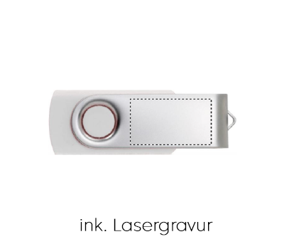 USB-Stick Druckbereich Logo